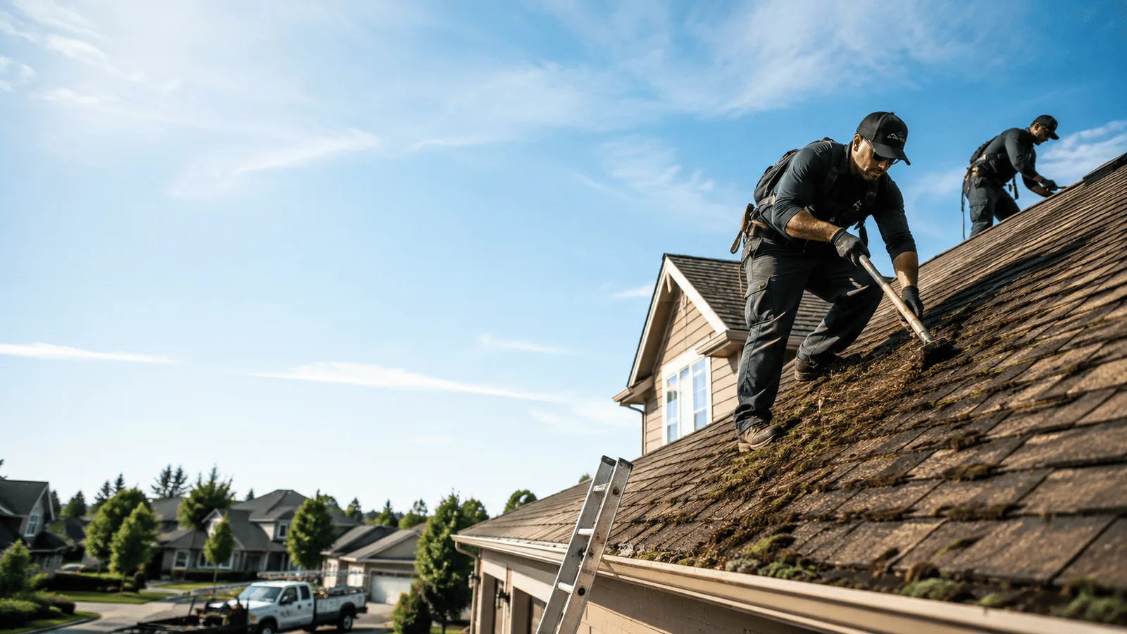 Roof Moss Removal in Pine River, MN near me